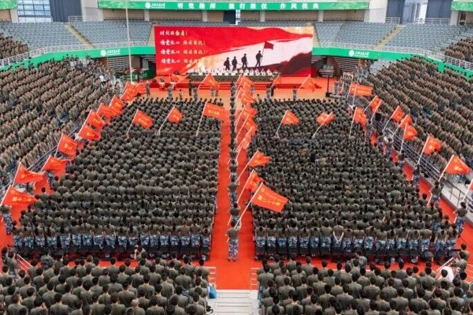 號角吹響！交大開啟軍訓模式，全員就位！